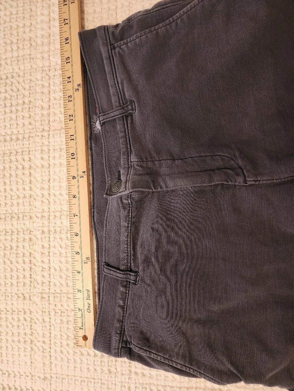 Faherty Men's Casual Dark Gray Chino Shorts NWT Sz 32 Comfort Quiet Luxury